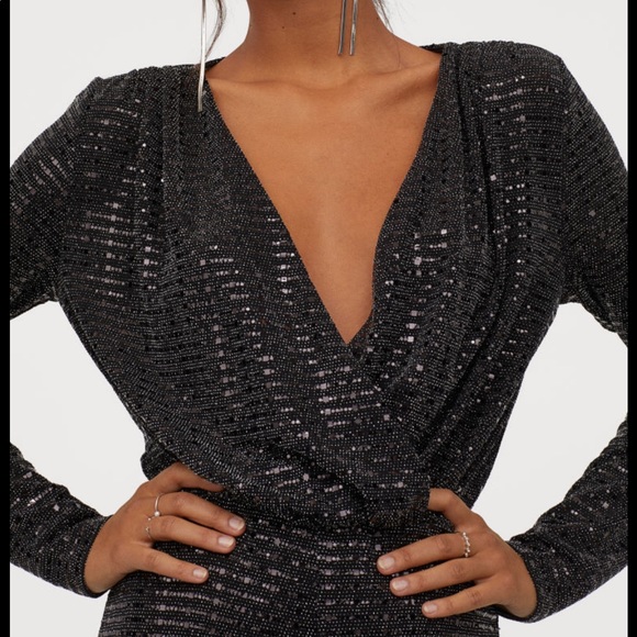 h&m sequin jumpsuit